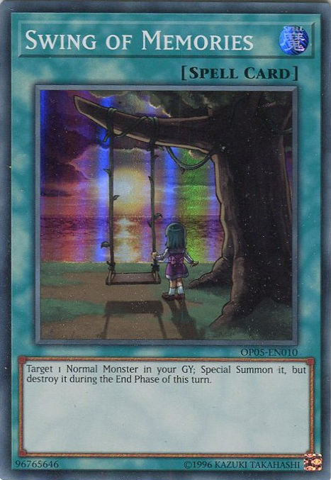 Swing of Memories [OP05-EN010] Súper raro 