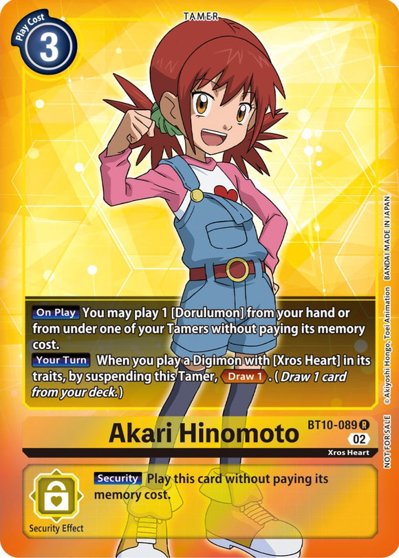 Akari Hinomoto [BT10-089] (Adorno de caja) [Encuentro con Xros] 