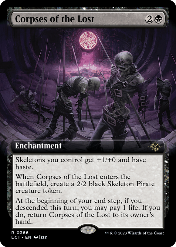 Cadáveres de los perdidos (ilustración ampliada) [Las cavernas perdidas de Ixalan] 
