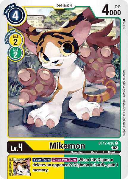 Mikemon [BT12-036] [A través del tiempo] 