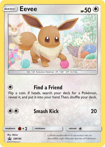 Eevee (SM184) [Sol y Luna: promociones de Black Star] 