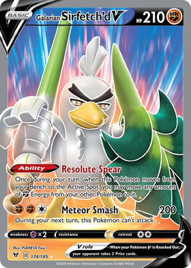 Sirfetch'd V de Galar (174/185) [Espada y escudo: voltaje vívido] 