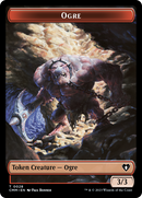 Treasure // Ogre Double-Sided Token [Commander Masters Tokens]-2