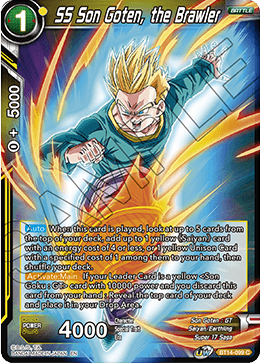 SS Son Goten, el luchador (BT14-099) [Cross Spirits] 