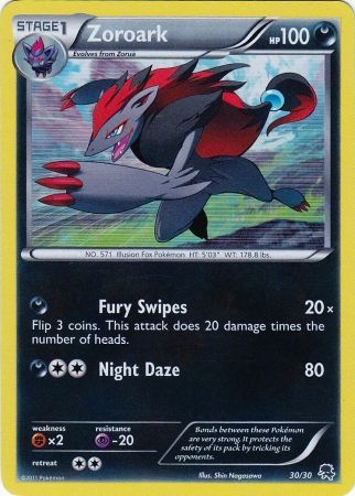 Zoroark (30/30) [Blanco y negro: Kit de entrenamiento - Zoroark] 