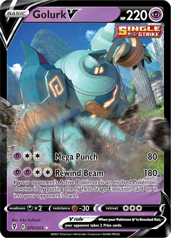 Golurk V (070/203) [Espada y escudo: cielos en evolución] 