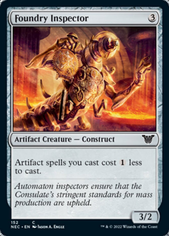 Inspector de fundición [Kamigawa: Neon Dynasty Commander] 