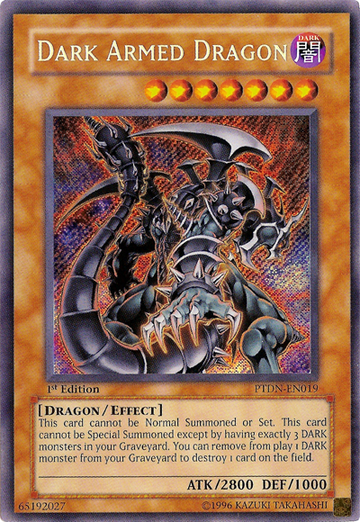 Dragón de brazos oscuros [PTDN-EN019] Raro secreto 