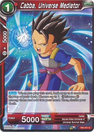 Cabba, Mediador del Universo (TB1-011) [El Torneo del Poder] 
