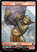 Goblin // Wraith Double-Sided Token [The Lord of the Rings: Tales of Middle-Earth Commander Tokens]-1