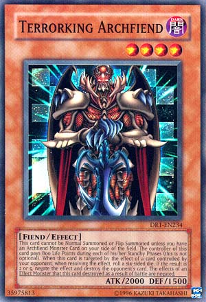 Rey del terror Archidemonio [DR1-EN234] Súper raro 