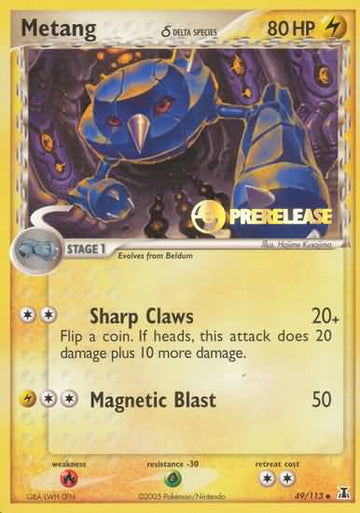 Metang (49/113) (Especie Delta) (Promoción de prelanzamiento) [EX: Especie Delta] 