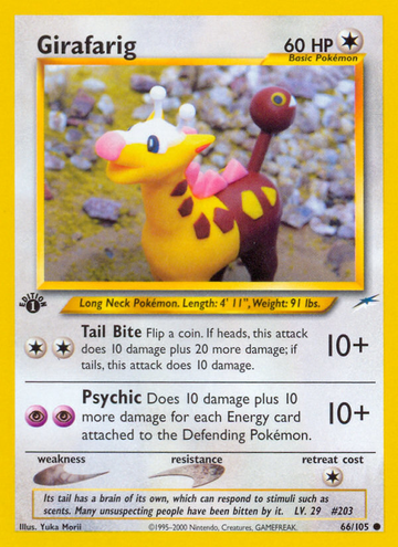 Jirafarig (66/105) [Neo Destiny 1.ª edición] 