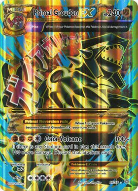 Groudon primigenio EX (97/98) (Tarjeta gigante) [XY: Ancient Origins] 