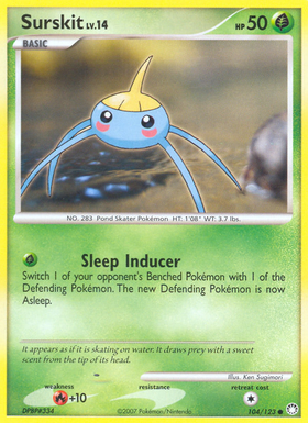 Surskit (104/123) [Diamante y Perla: Tesoros Misteriosos] 