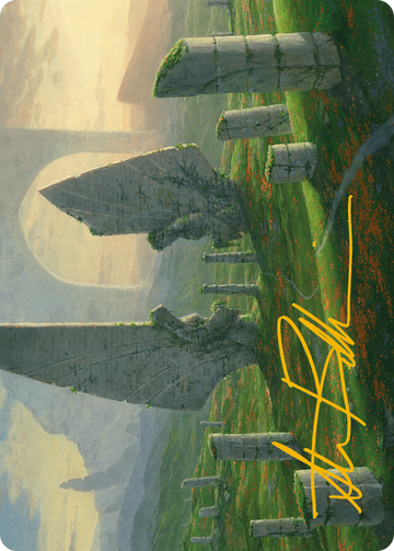 Tarjeta de arte monumental de Henge (firma estampada en oro) [Serie de arte Modern Horizons 3] 