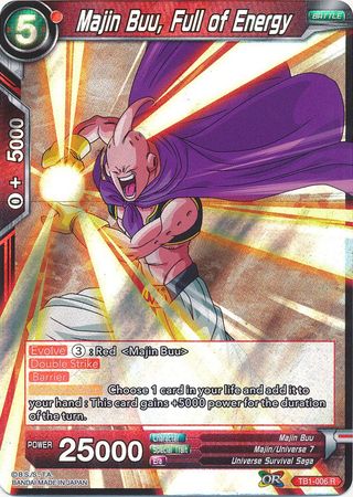 Majin Buu, lleno de energía (TB1-006) [El Torneo del Poder] 