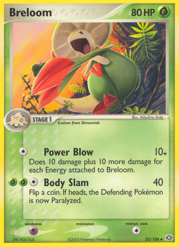 Breloom (22/106) [EX: Esmeralda] 