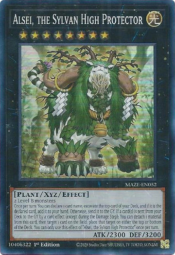 Alsei, el Alto Protector de los Silvanos [MAZE-EN052] Súper Raro 