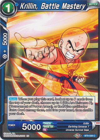 Krilin, maestría en batalla (BT9-028) [Embestida universal] 