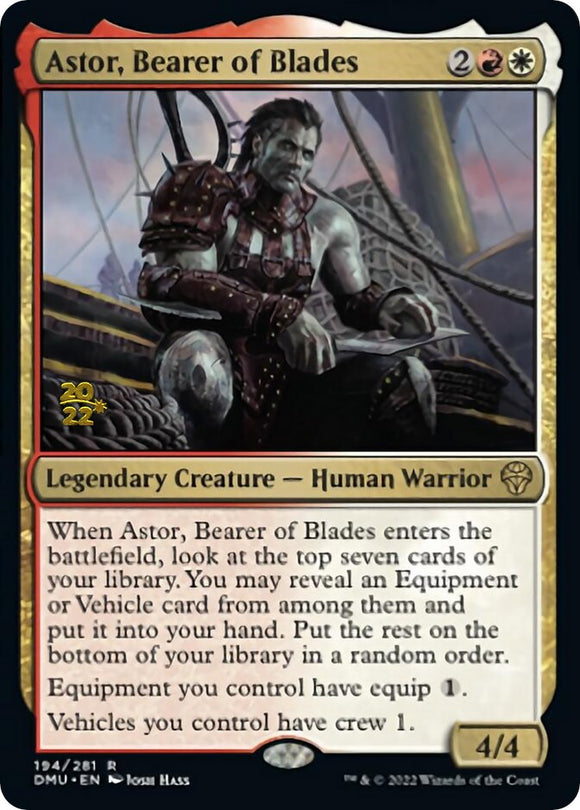 Astor, Portador de Espadas [Promociones de prelanzamiento de Dominaria United] 