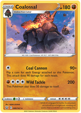 Coalossal (080/163) [Espada y escudo: estilos de batalla] 