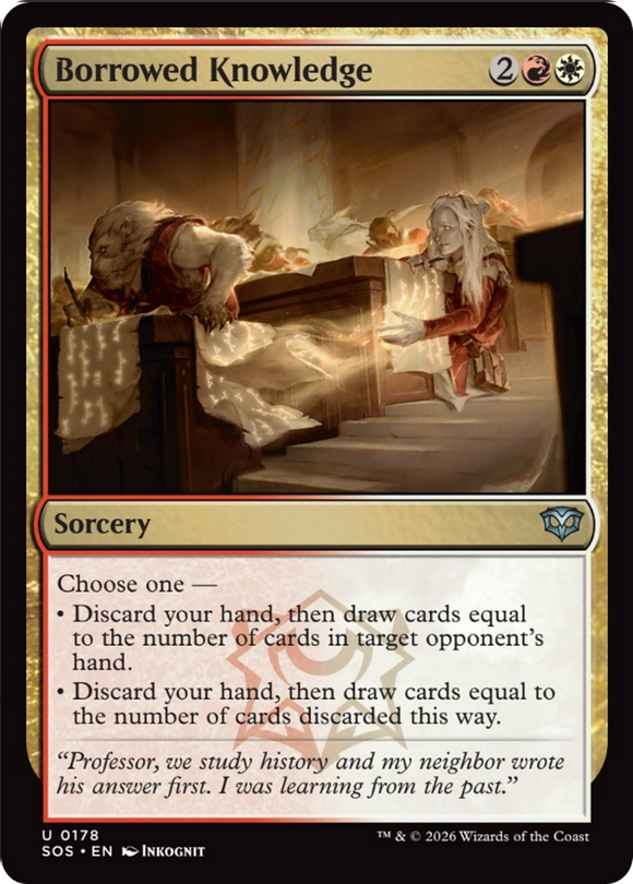 Borrowed Knowledge [Secrets of Strixhaven]