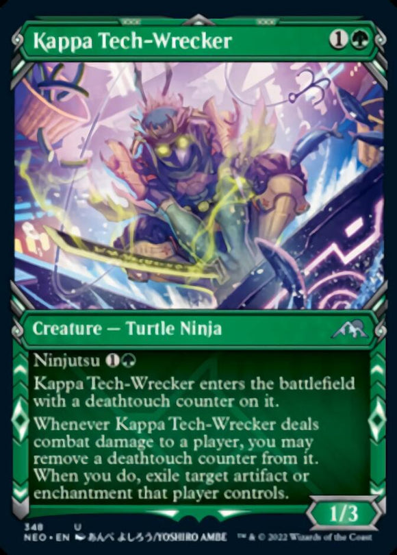 Destructor de tecnología Kappa (Ninja de exhibición) [Kamigawa: Neon Dynasty] 
