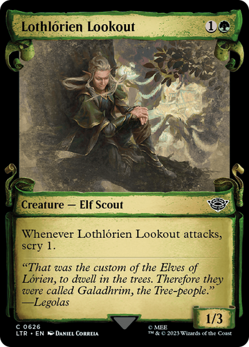 Mirador de Lothlorien [Pergaminos de presentación de El Señor de los Anillos: Cuentos de la Tierra Media] 