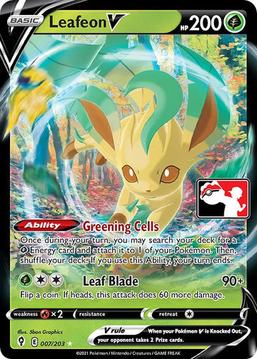 Leafeon V (007/203) [Paquete de premios Serie Uno] 