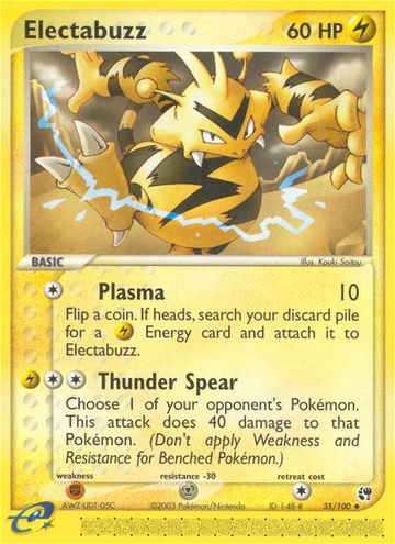 Electabuzz (35/100) [EX: Tormenta de arena] 