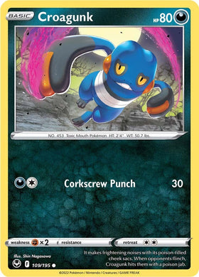 Croagunk (109/195) [Espada y escudo: Tempestad de plata] 