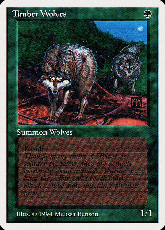 Lobos de madera [Magia de verano / Edgar] 