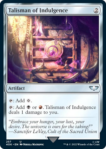 Talismán de indulgencia (Surge Foil) [Warhammer 40,000] 