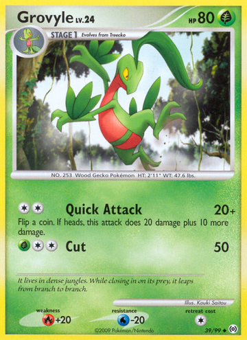 Grovyle (39/99) [Platinum: Arceus]