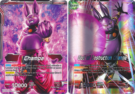 Champa // Dios de la Destrucción Champa (BT1-001) [Batalla Galáctica] 