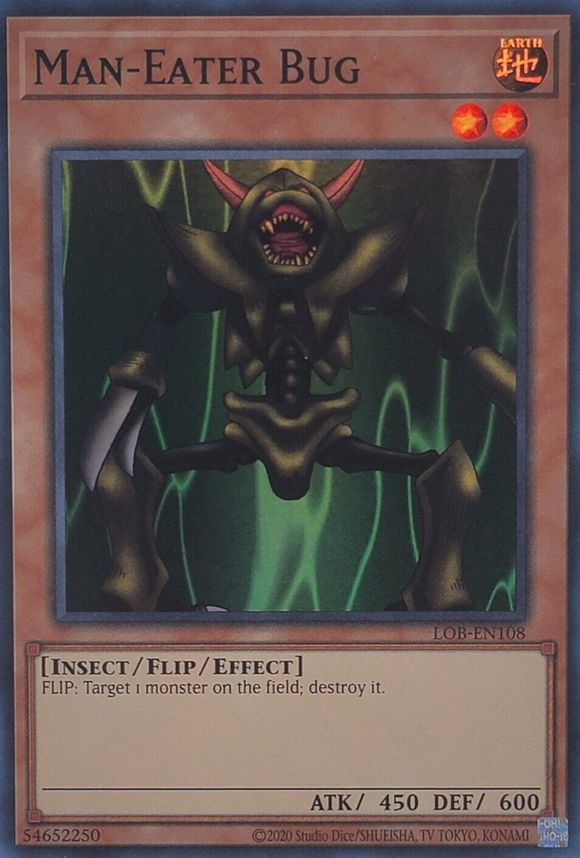 Insecto devorador de hombres (25.º aniversario) [LOB-EN108] Súper raro 