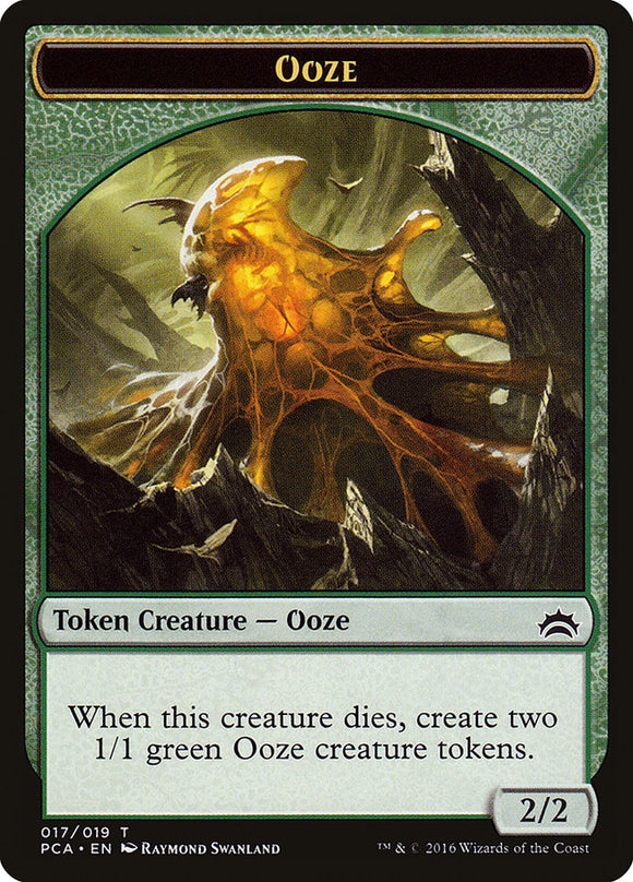 Ficha de doble cara Ooze (016) // Ooze (017) [Fichas de antología de Planechase] 