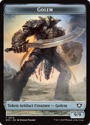 Elemental (0007) // Golem (0014) Double-Sided Token [Edge of Eternities Commander Tokens]-2