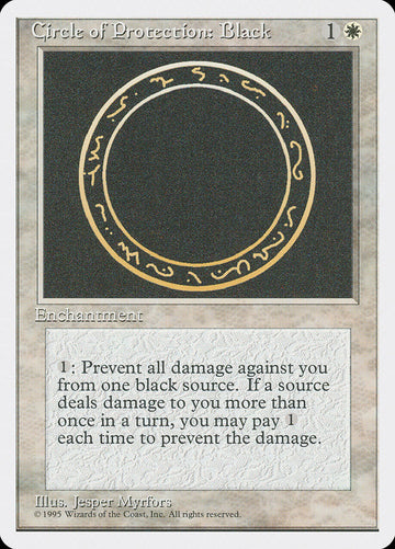 Círculo de protección: negro [Cuarta edición] 