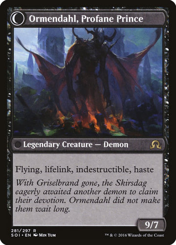 Westvale Abbey // Ormendahl, Profane Prince [Shadows over Innistrad] - 0