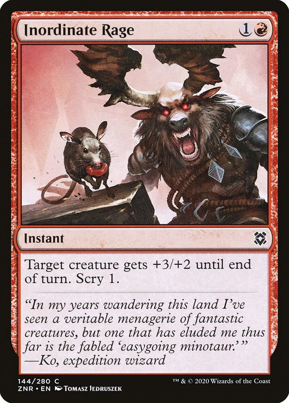 Furia desmesurada [Zendikar Rising] 