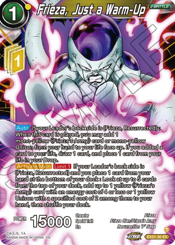 Freezer, solo un calentamiento (EX21-30) [Set del 5.º aniversario] 