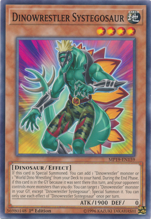 Dinowluchador Systegosaurio [MP19-EN159] Común 
