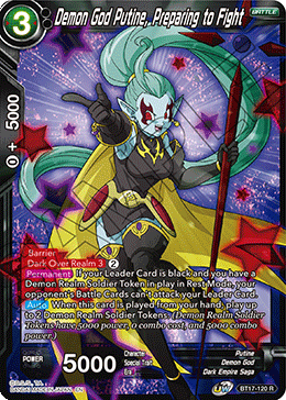 Dios demonio Putine, preparándose para luchar (BT17-120) [Ultimate Squad] 