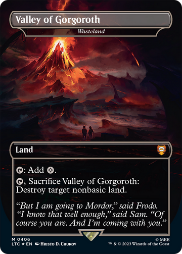 Valle de Gorgoroth - Tierra baldía (Reinos y reliquias de Surge Foil) [El Señor de los Anillos: Tales of Middle-Earth Commander] 
