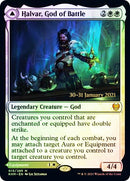 Halvar, God of Battle // Sword of the Realms [Kaldheim Prerelease Promos]-1