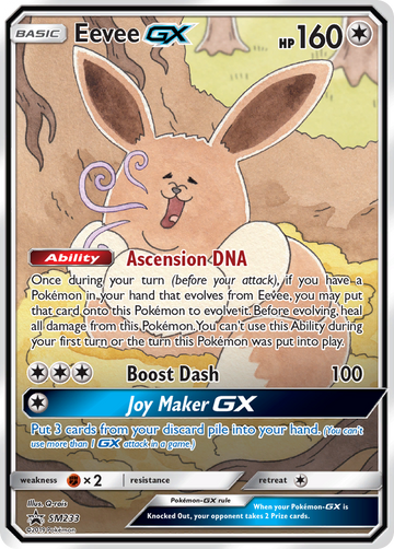 Eevee GX (SM233) [Sol y Luna: promociones de Black Star] 