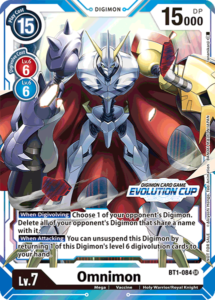 Omnimon [BT1-084] (Copa Evolución) [Lanzamiento de promociones especiales de refuerzo versión 1.0] 