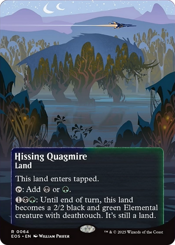Hissing Quagmire (0064) (Borderless) [Edge of Eternities: Stellar Sights]